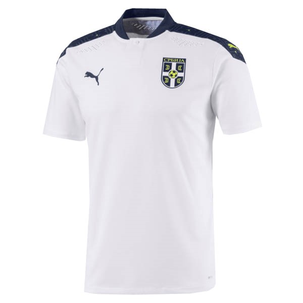 Tailandia Camiseta Serbia 2ª Kit 2020 Blanco